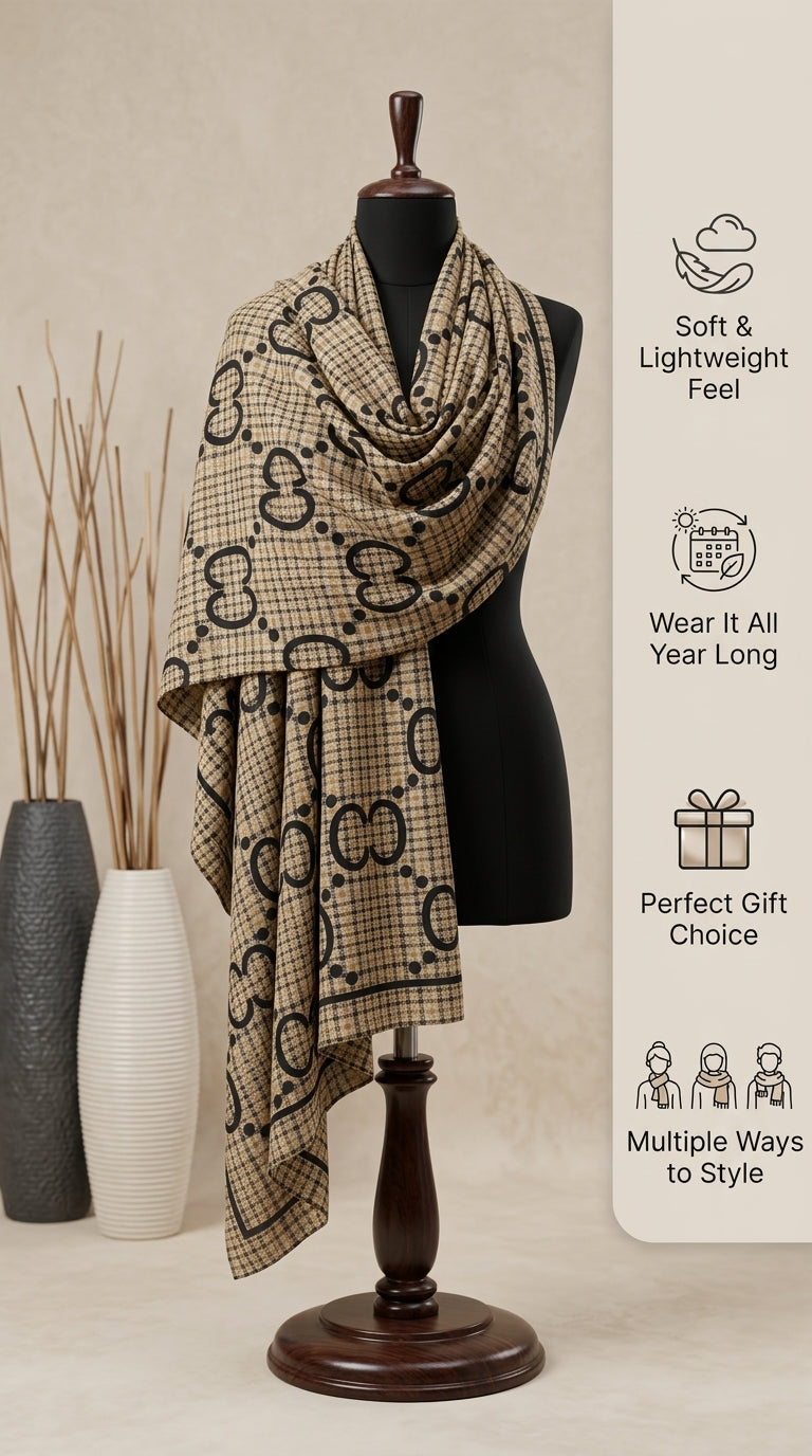 Beige checker